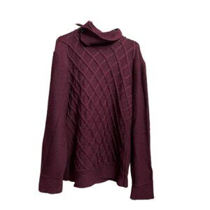 Armani Collezioni Men's Maroon Sweater. Size XXL